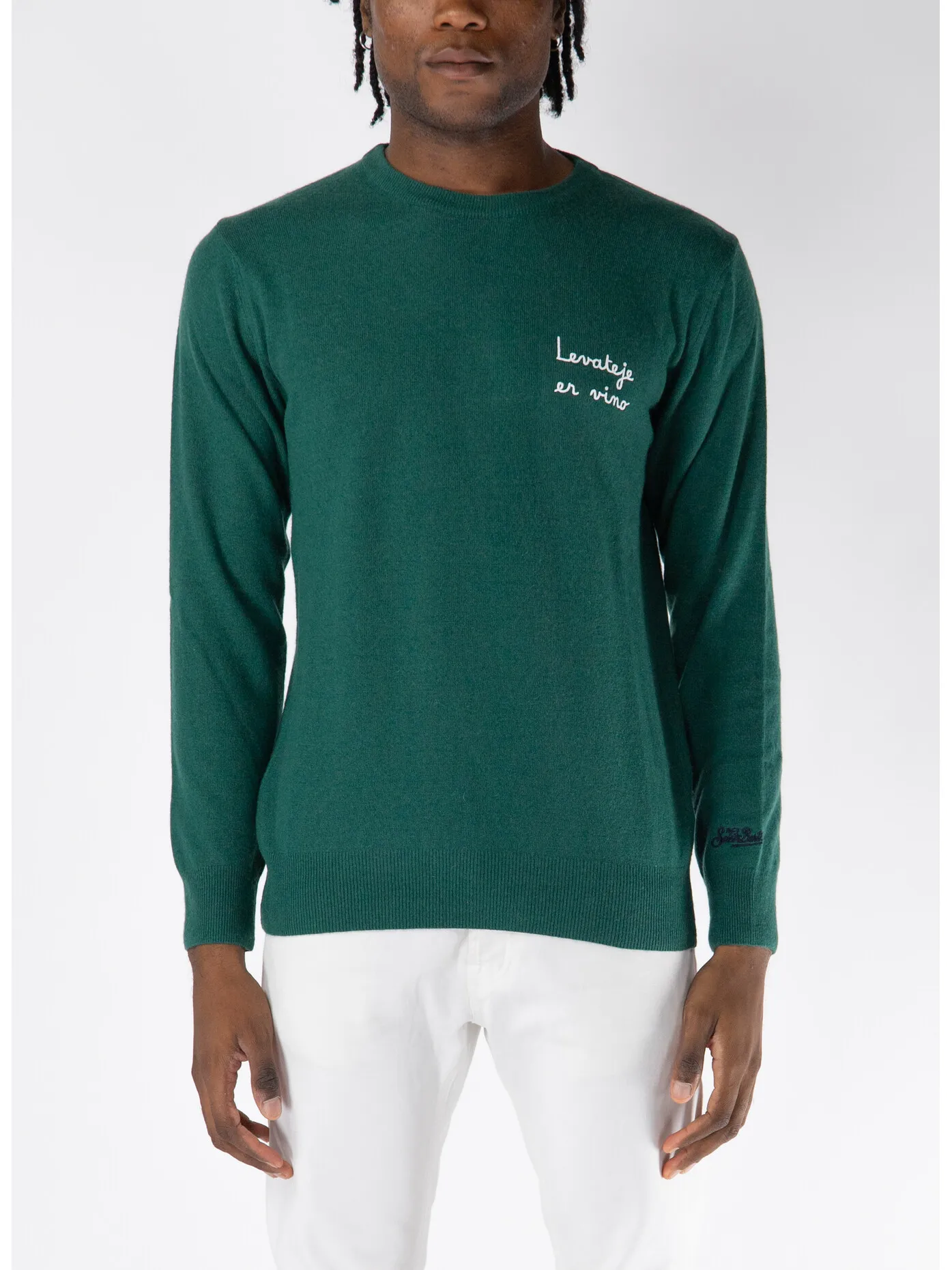     -MC2    -MAGLIONE HERON CON STAMPA RICAMATA-