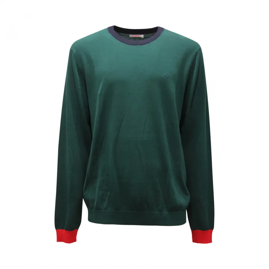 0903AV MAGLIONE UOMO SUN 68 MAN COTTON SWEATER