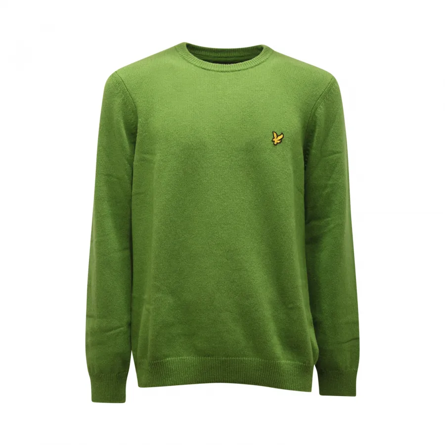 2188AV MAGLIONE UOMO LYLE&SCOTT MAN WOOL BLEND SWEATER GREEN