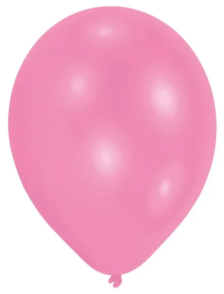 25 palloncini in lattice rosa 27,5 cm