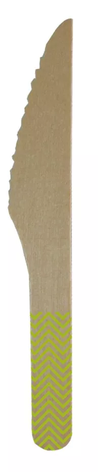 8 coltelli in legno verde Paganini