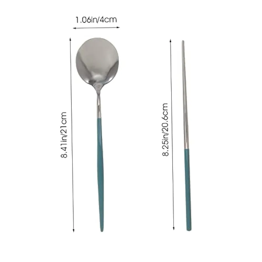 Abaodam 5 Set Set Da Tavola Tre Pezzi Kit Abito Stoviglie Da Viaggio Posate Da Zaino in Spalla Posate Da Viaggio Stoviglie Per E