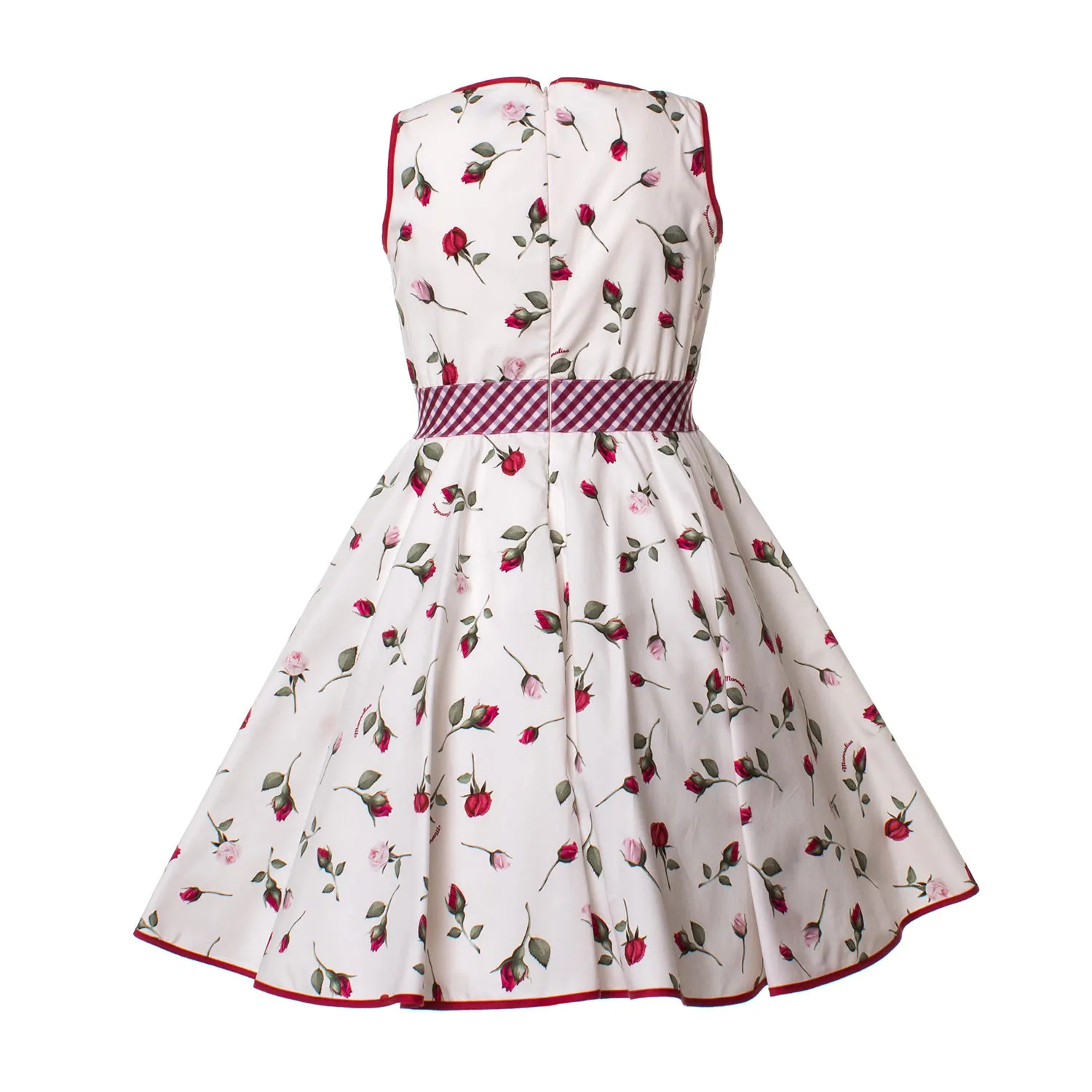 Abito Floreale Bianco Bambina 04