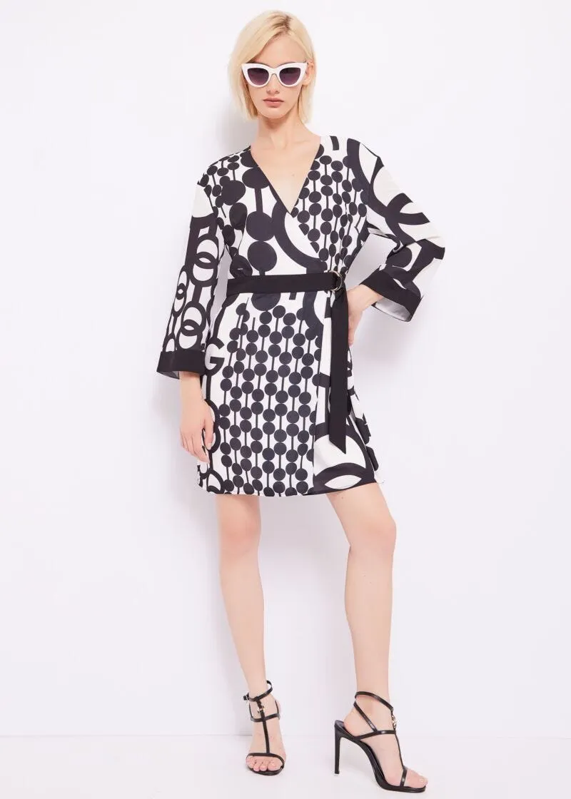 Abito in georgette stampata