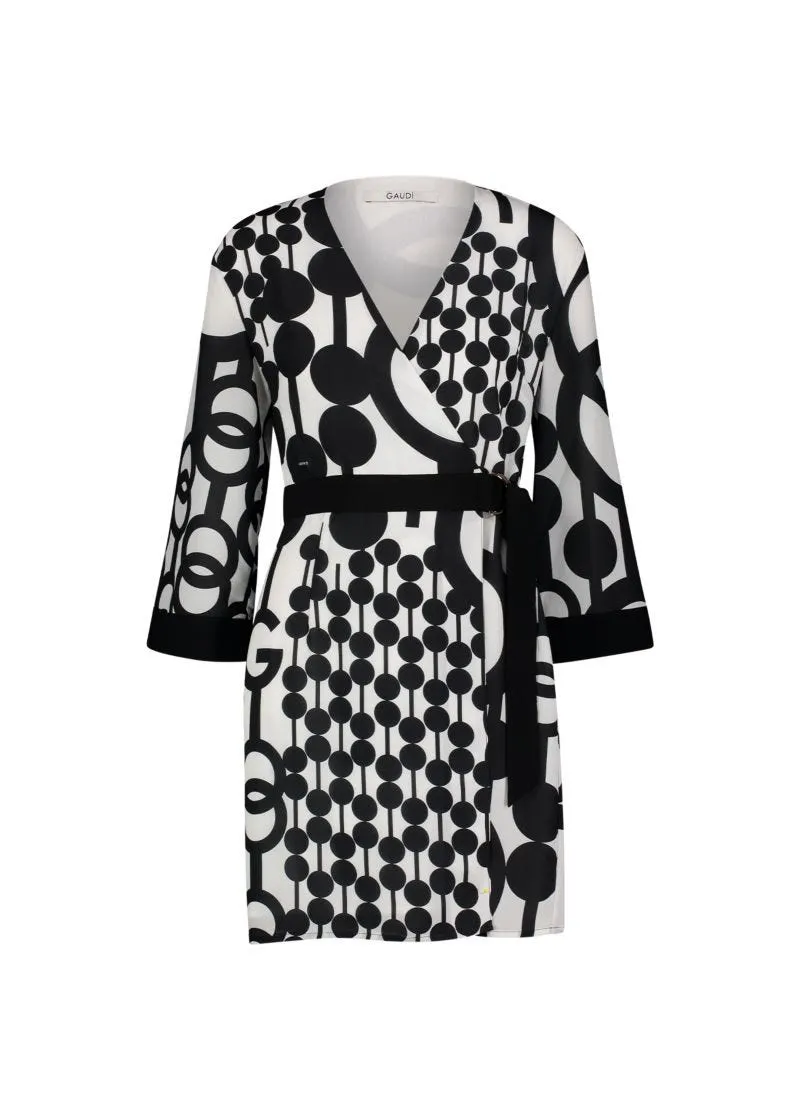 Abito in georgette stampata