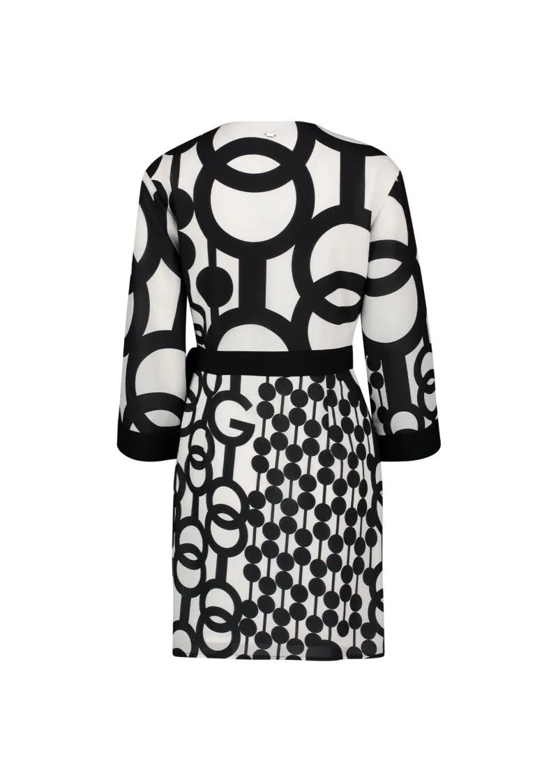 Abito in georgette stampata