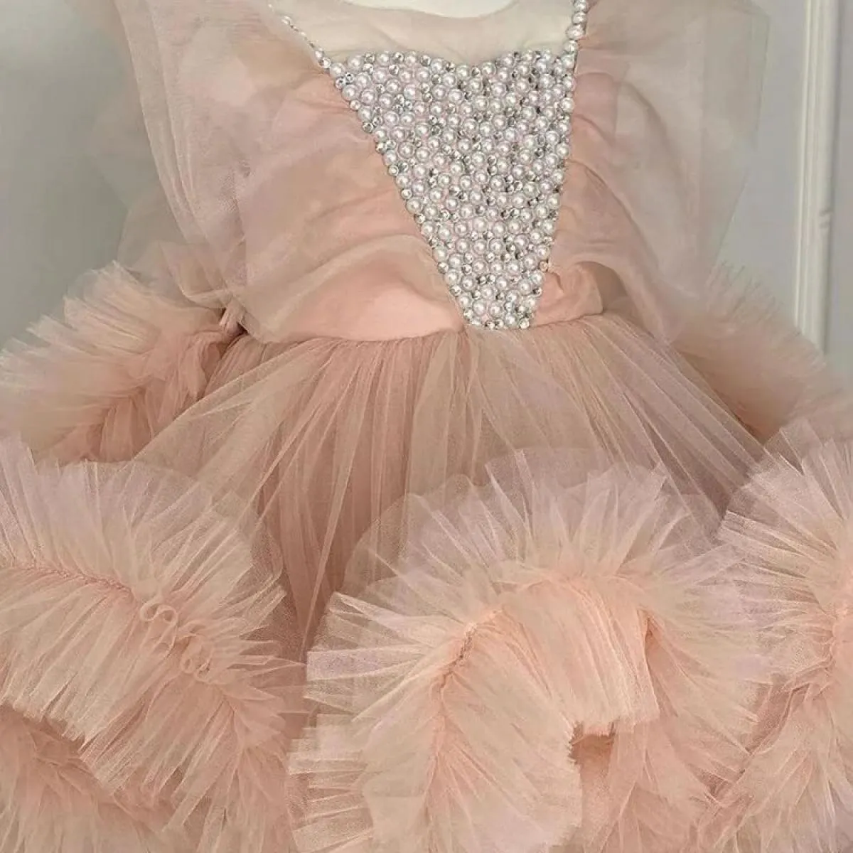 Abito occidentale di lusso per ragazza, abito da spettacolo teatrale, abito da sposa, abito da ragazza di fiori, abito da princi