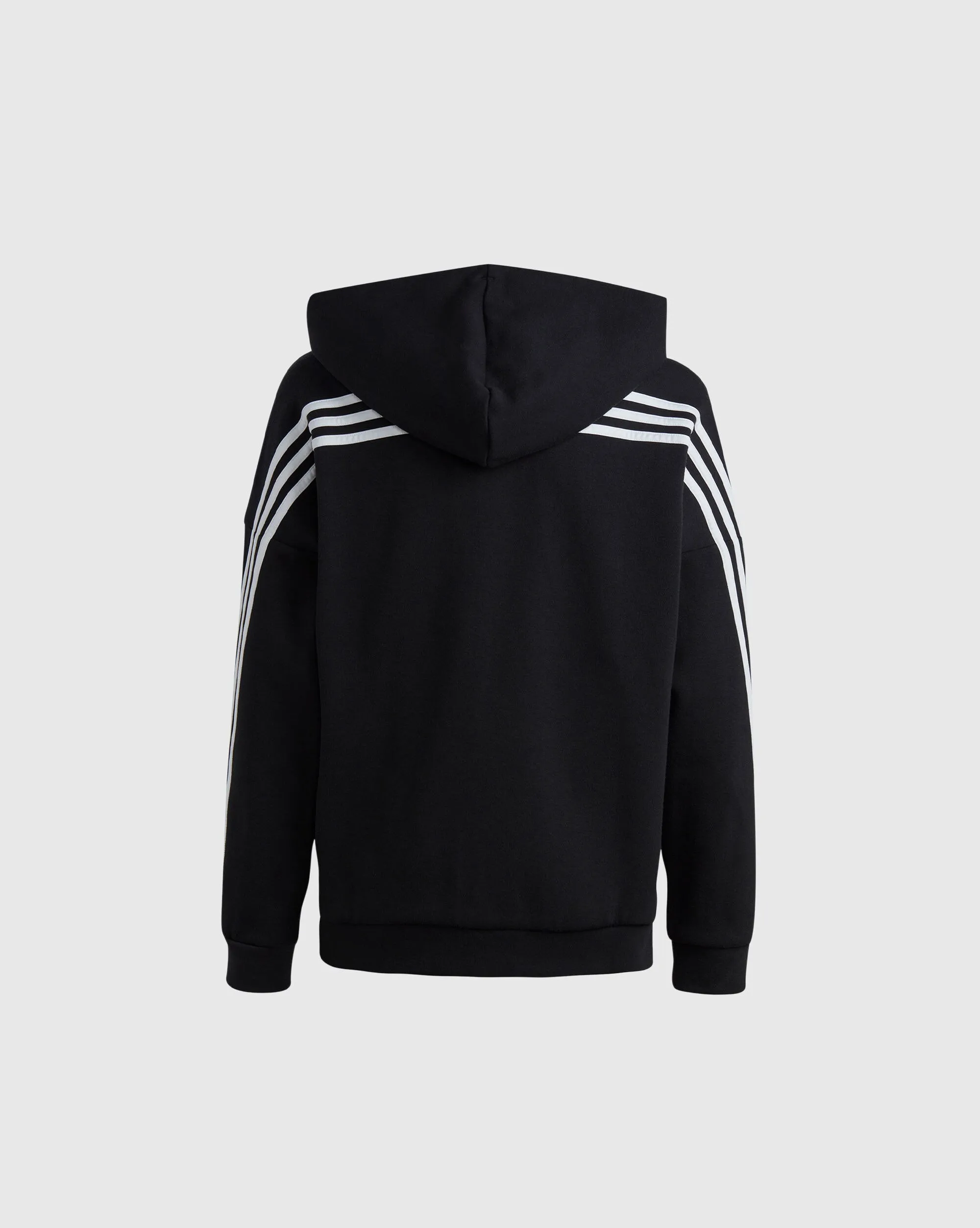 Adidas Giacca da allenamento Future Icons 3-Stripes Full-Zip Hooded Nero Bambino