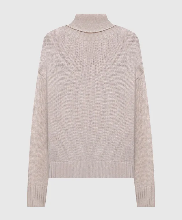 Allude Maglione beige in lana e cashmere 24517642
