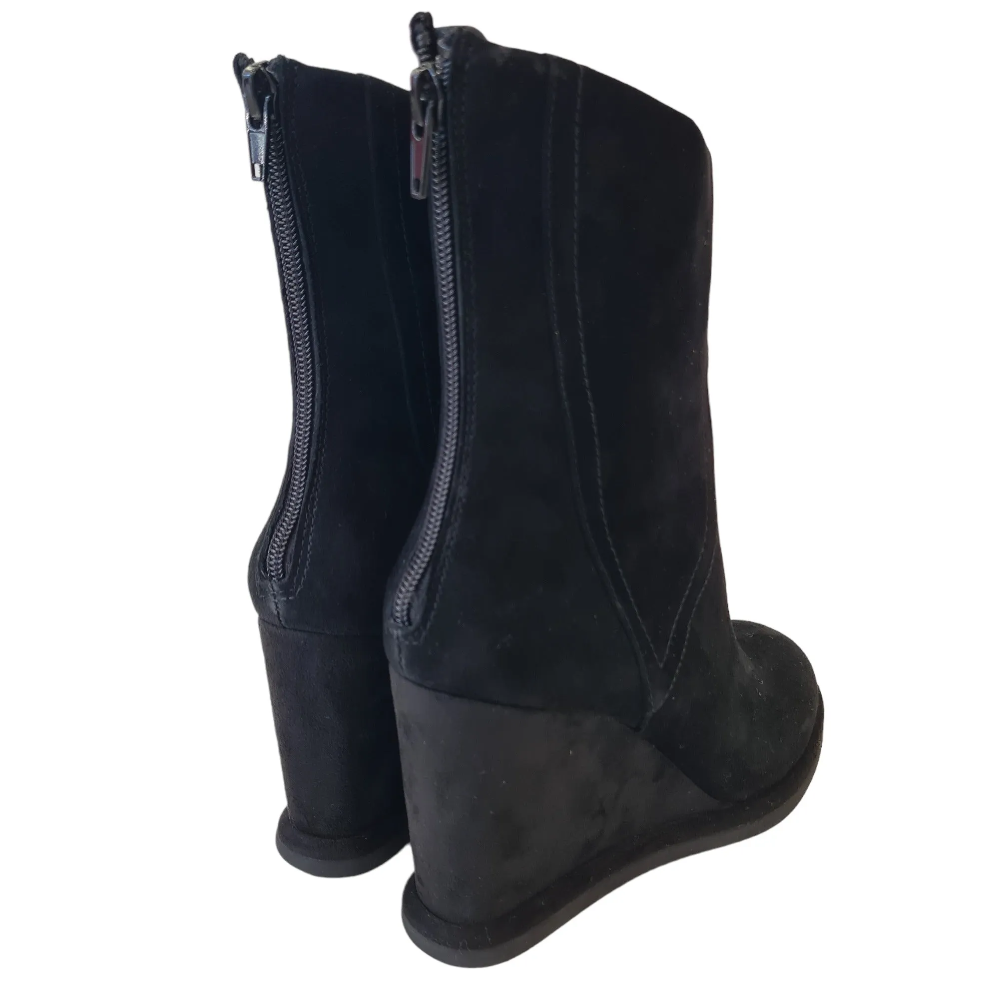 Apepazza Stivaletto Donna zeppa Nero Rif.704