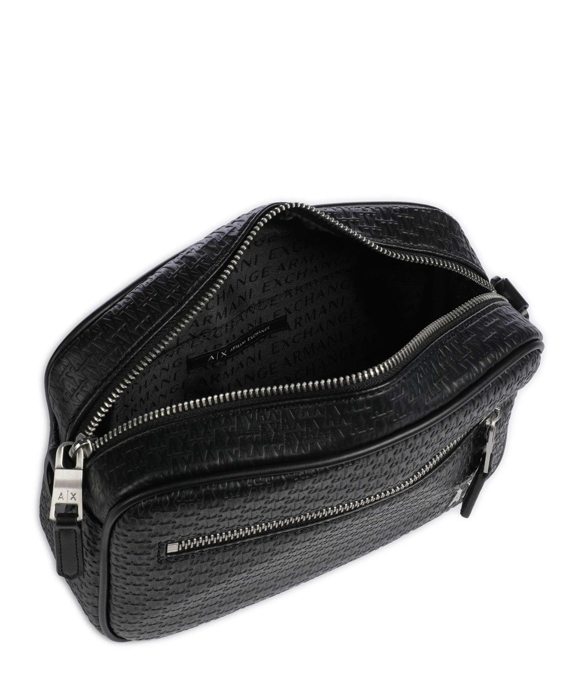  Armani Exchange Borsa a tracolla pelle sintetica nero  