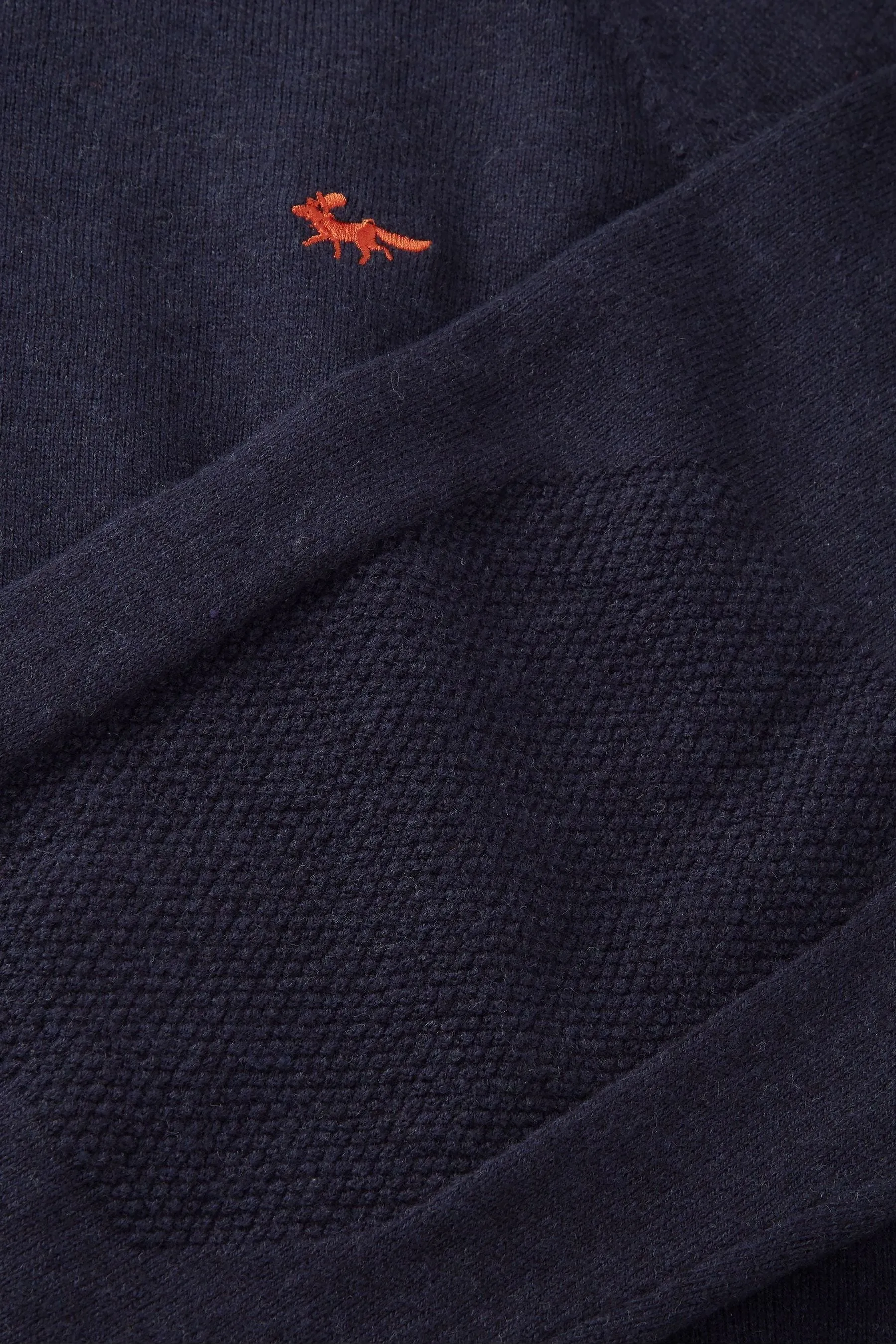 Aubin Cotone Collum Girocollo Cotone Maglione    