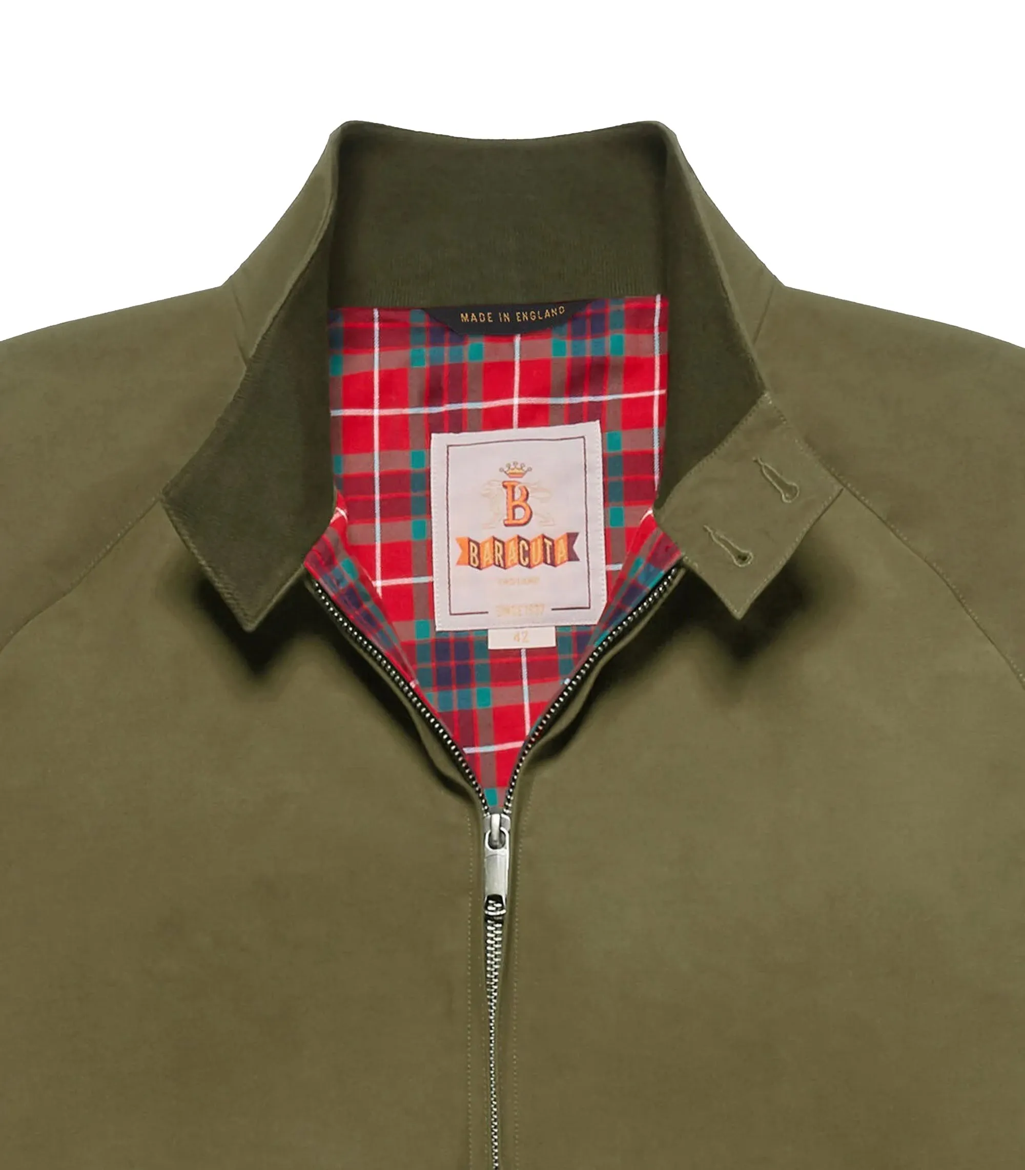 Baracuta G9 Harrington Verde Militare Uomo