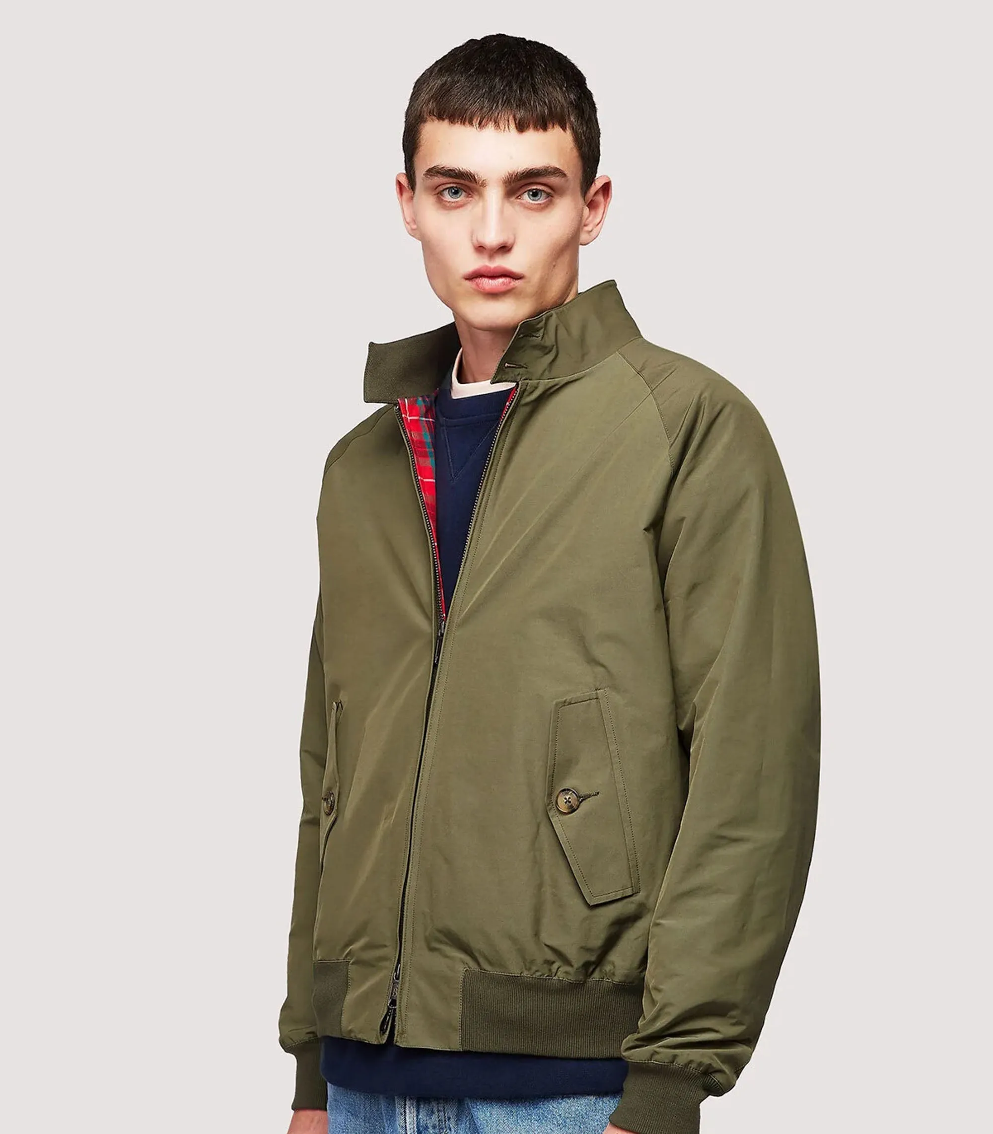 Baracuta G9 Harrington Verde Militare Uomo