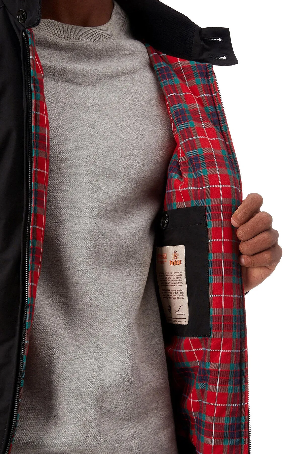 Baracuta Thermal Classic Nero Uomo
