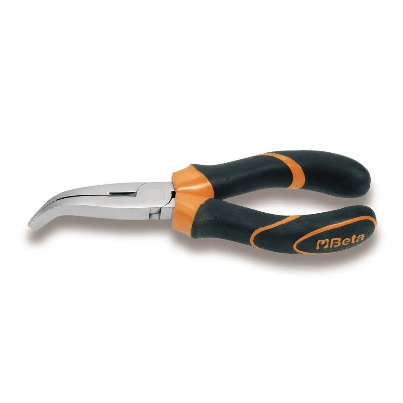BETA Pinza a Becco Piatto Lungo Piegato 1164BM 160 mm | 011640036
