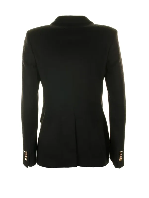 Black Paris double-breasted jacket