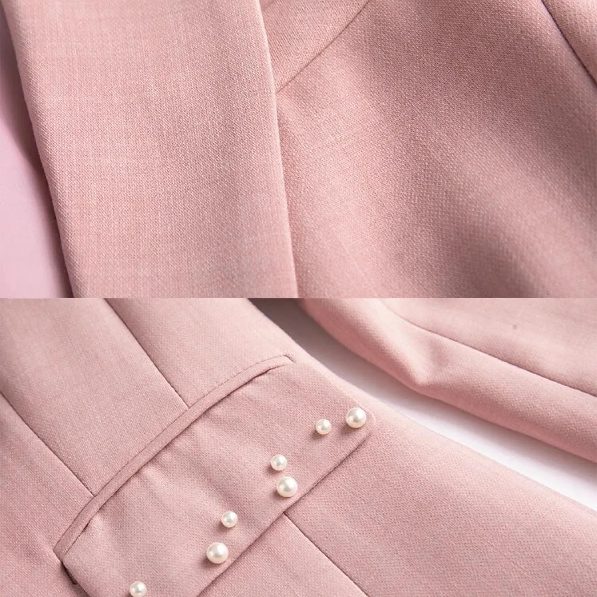 Blazer da donna alla moda da donna verde albicocca rosa nero giacca slim con bottone singolo cappotto formale da lavoro da lavor