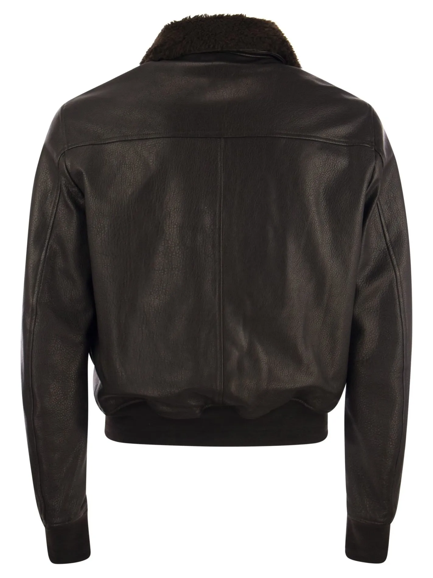 Bomber in pelle di agnello
