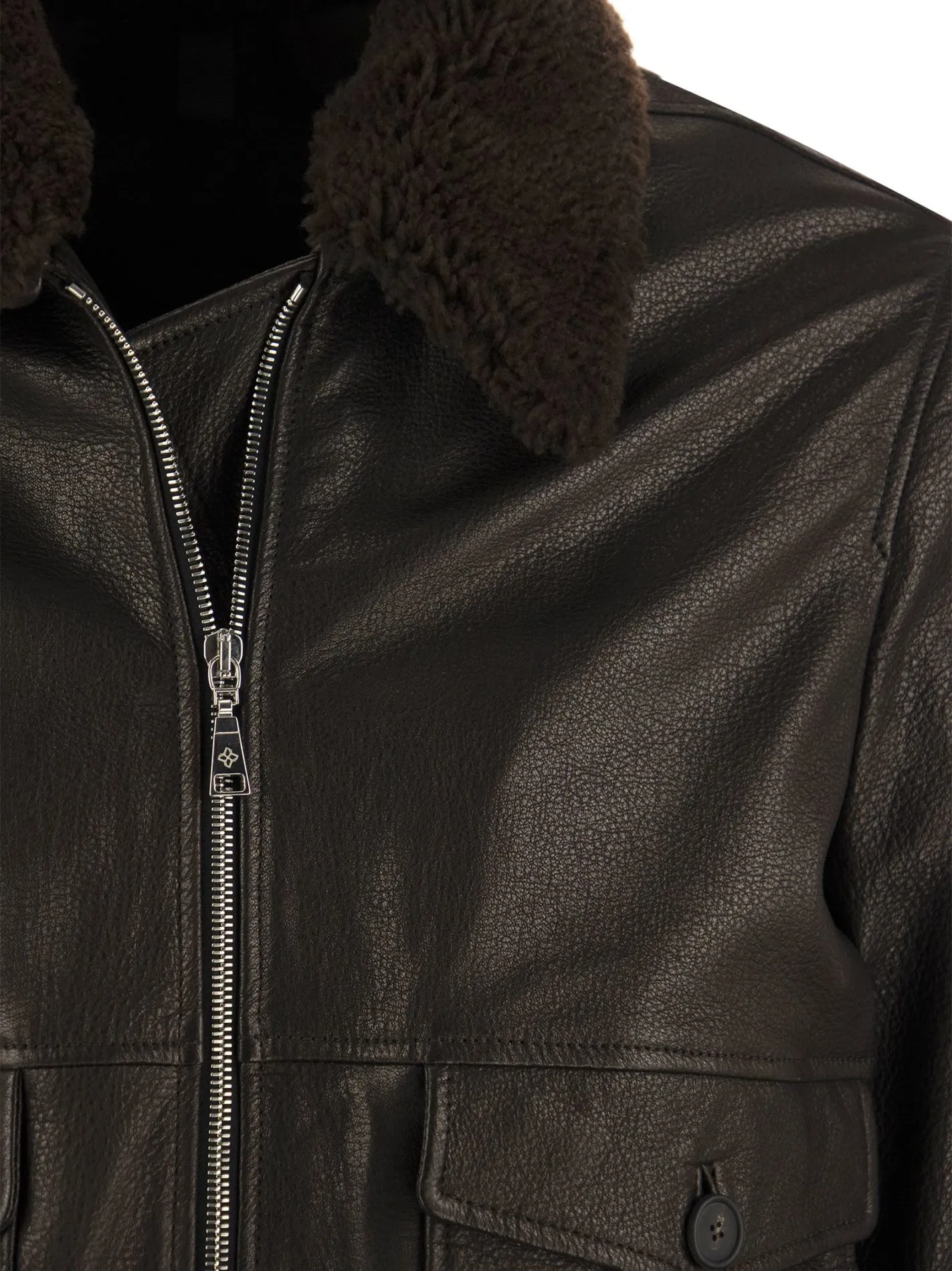 Bomber in pelle di agnello