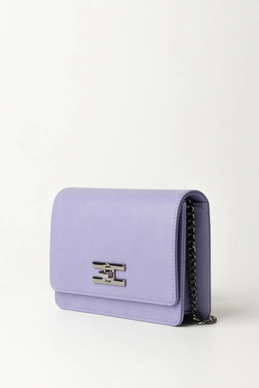 Borsa a tracolla con logo chiusura girello IRIS