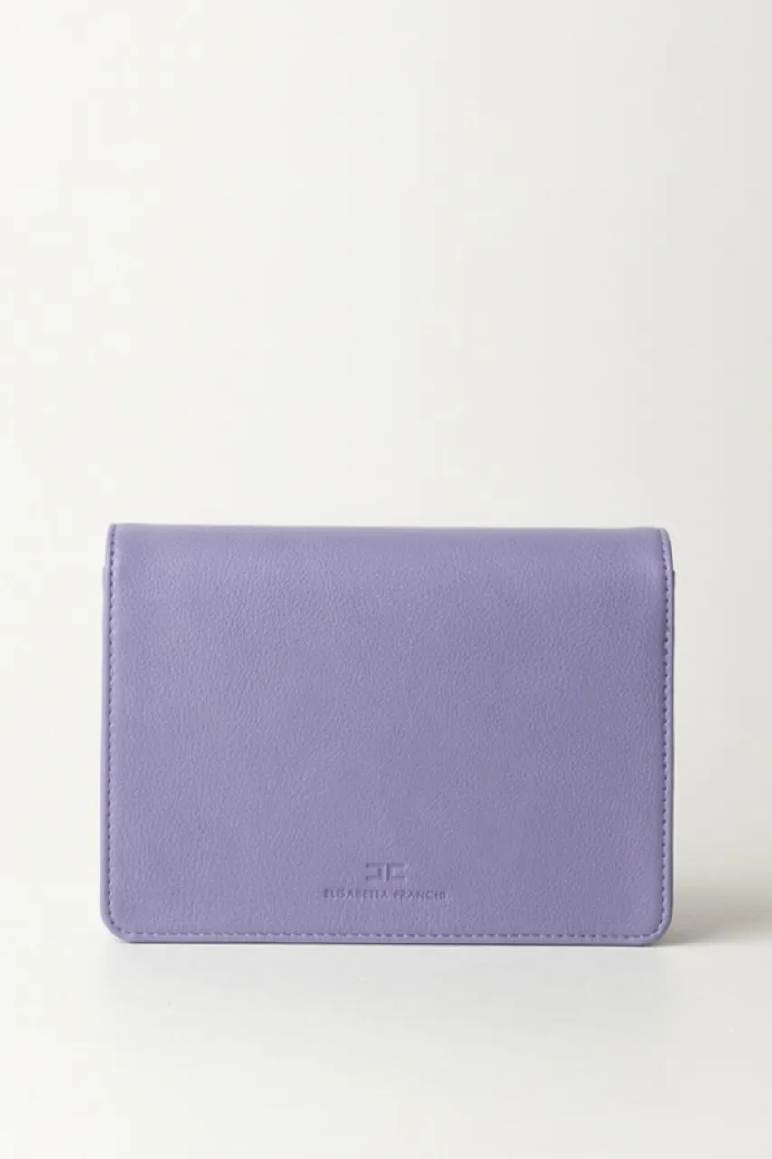 Borsa a tracolla con logo chiusura girello IRIS
