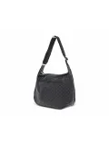 Borsa a tracolla Gherardini SOFTY CROSSBODY EXCALIBUR in tessuto e pelle nero