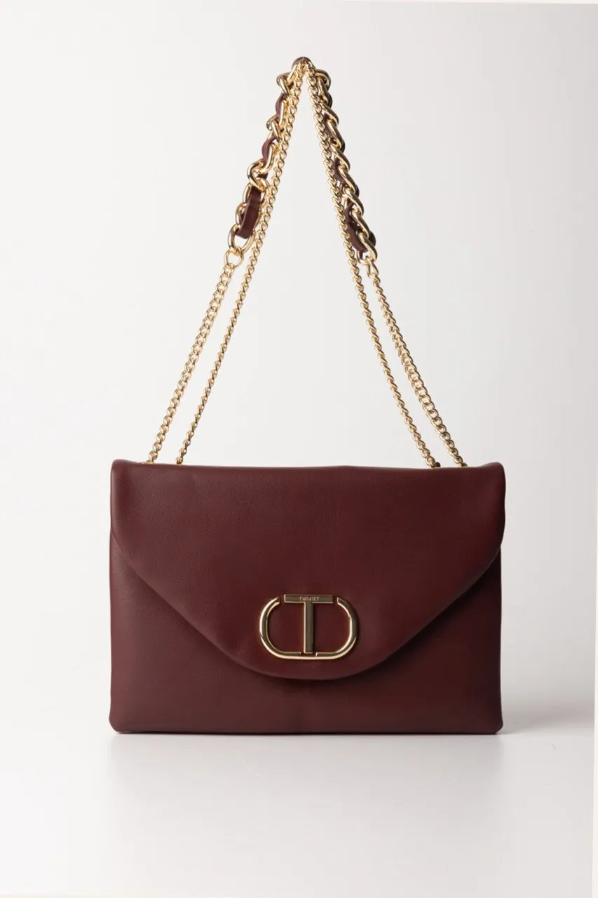 Borsa a tracolla morbida con patta RASPBERRY RADIANCE