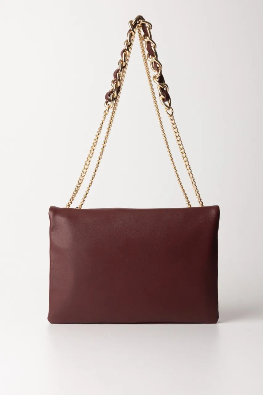 Borsa a tracolla morbida con patta RASPBERRY RADIANCE