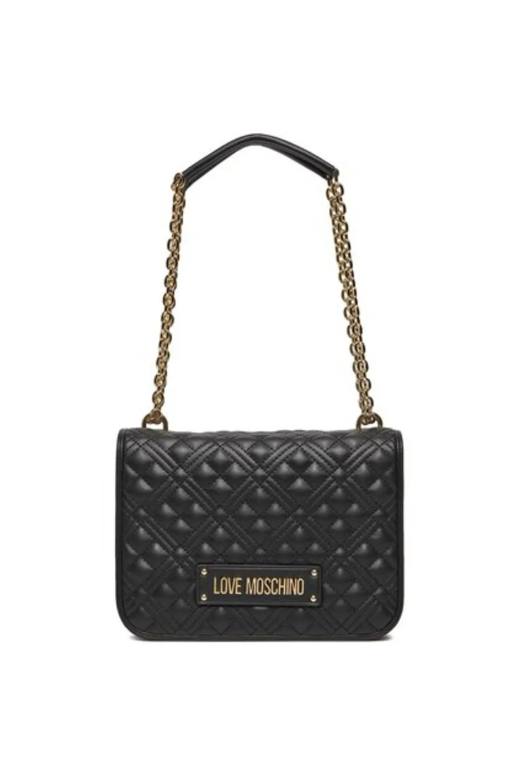 BORSA A TRACOLLA NERA LOVE MOSCHINO MATEL 4000