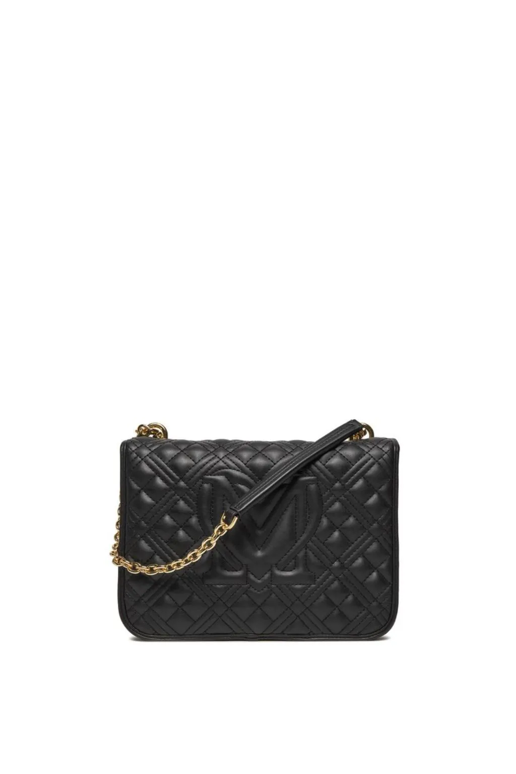 BORSA A TRACOLLA NERA LOVE MOSCHINO MATEL 4000