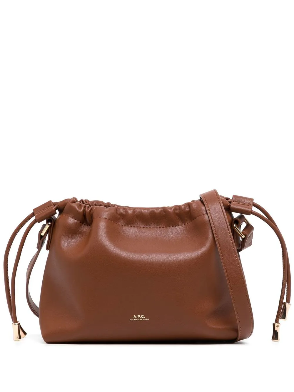 Borsa a tracolla Ninon APC  in marrone - donna