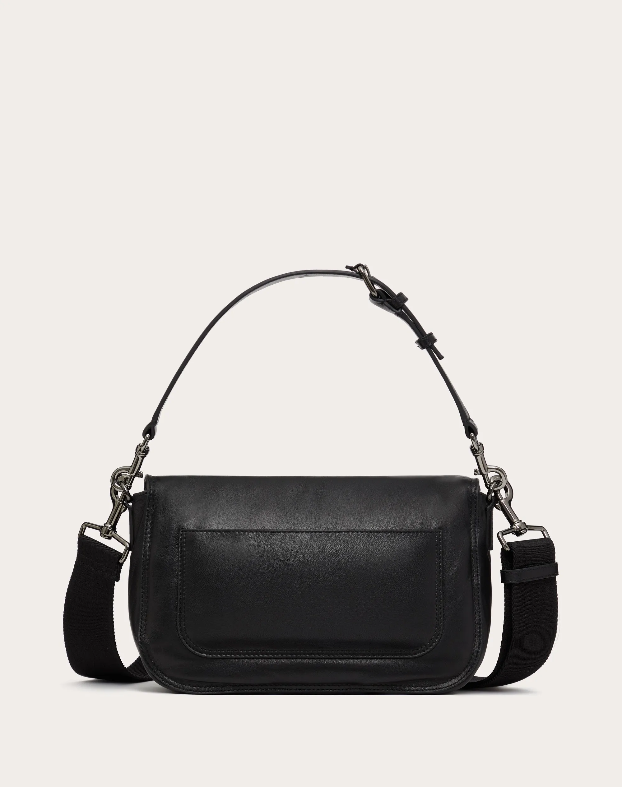 BORSA A TRACOLLA VALENTINO GARAVANI NOIR IN NAPPA