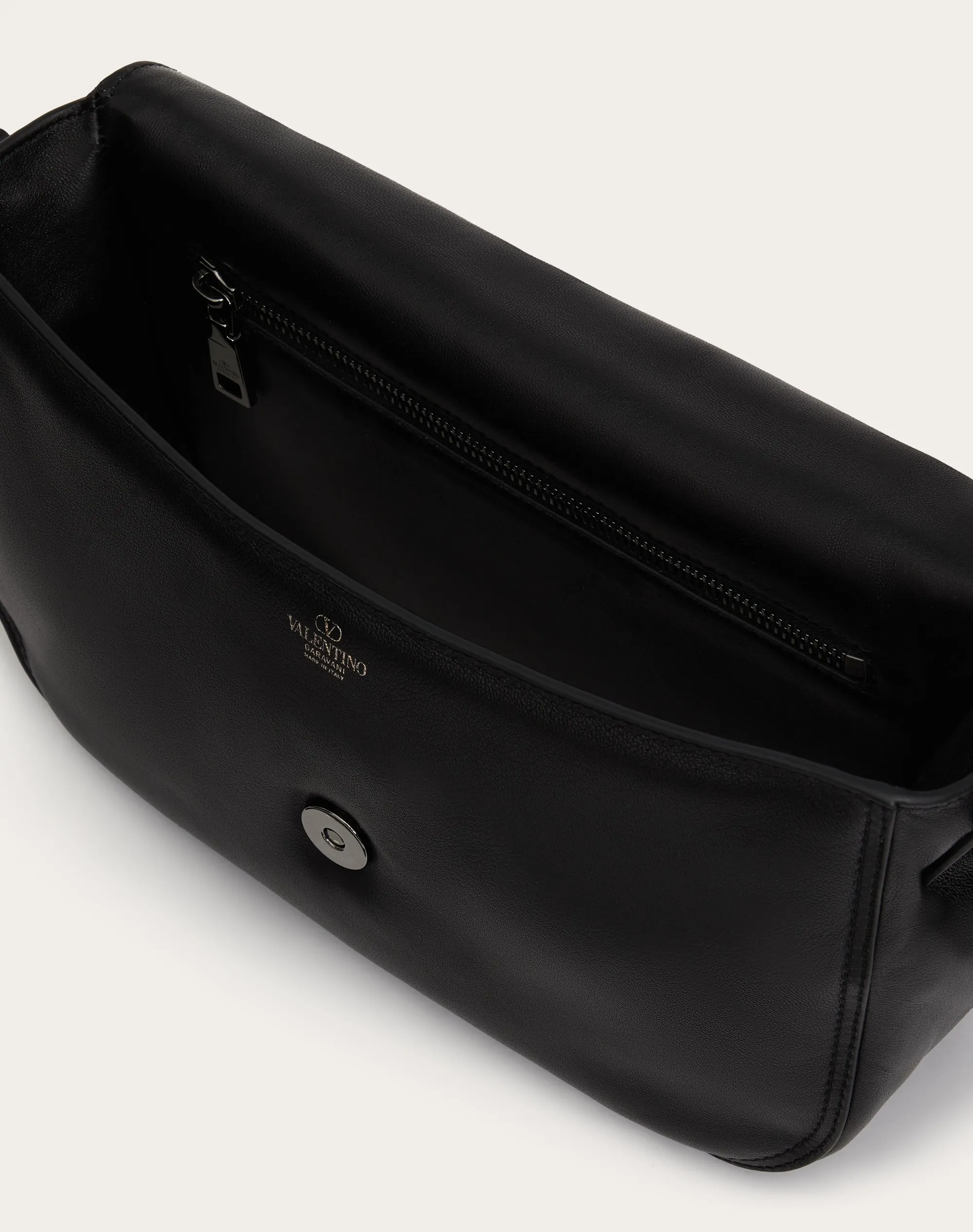 BORSA A TRACOLLA VALENTINO GARAVANI NOIR IN NAPPA