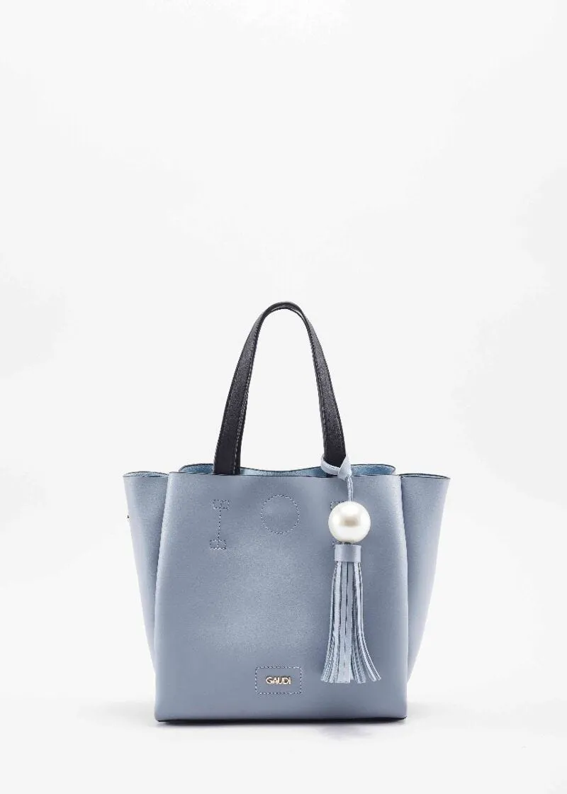 Borsa piccola a spalla con charm