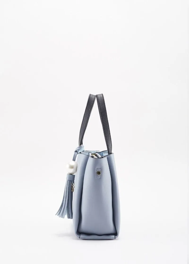 Borsa piccola a spalla con charm