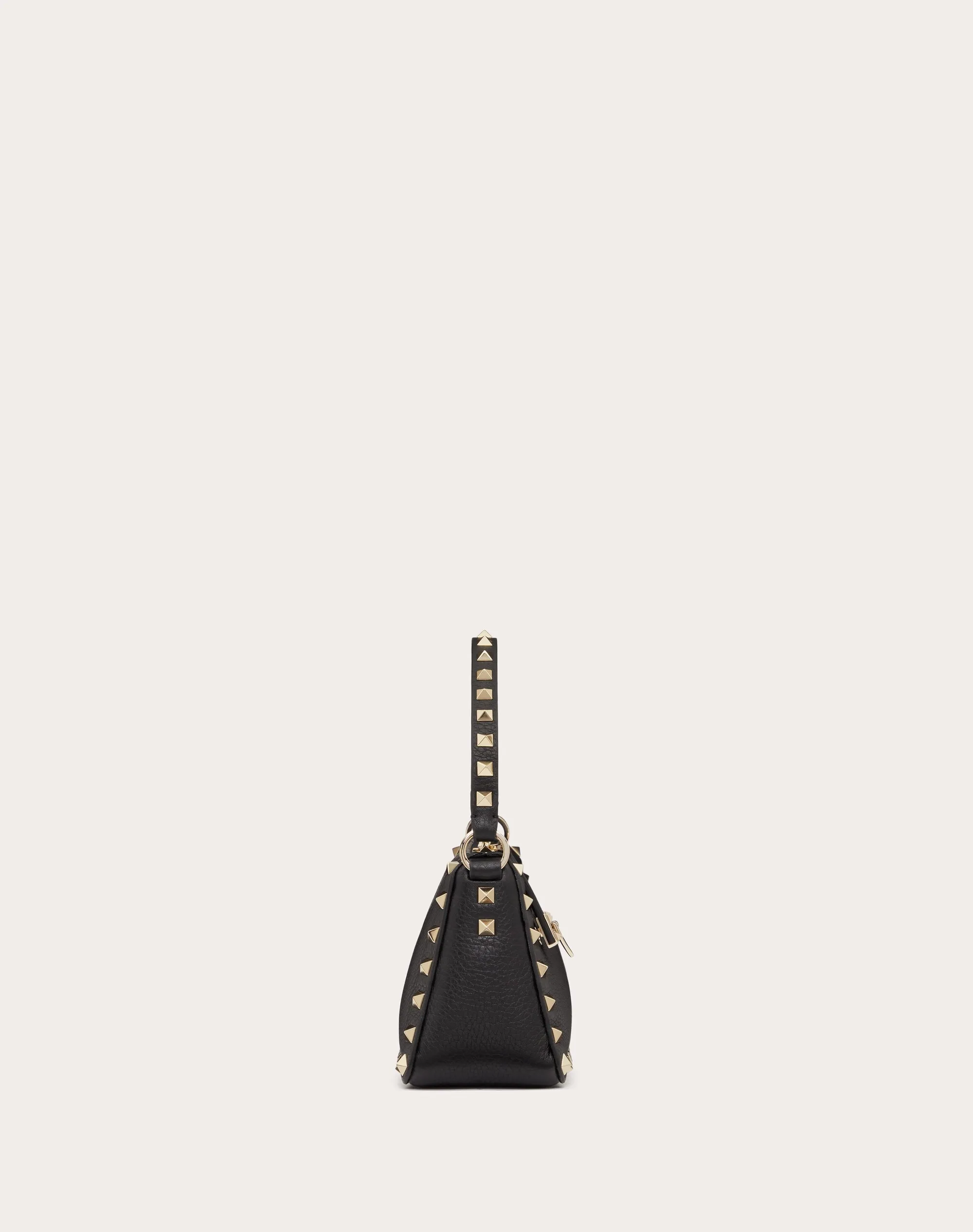 BORSA PICCOLA A TRACOLLA ROCKSTUD IN VITELLO GRANATO