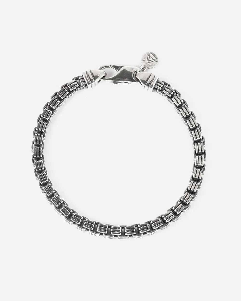 BRACCIALE VENEZIANA RIGATA IN ARGENTO