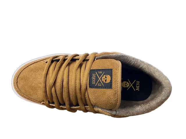 C1RCA Adrian Lopez 50 AL50 chipmunk-black-gold skateboard shoe 