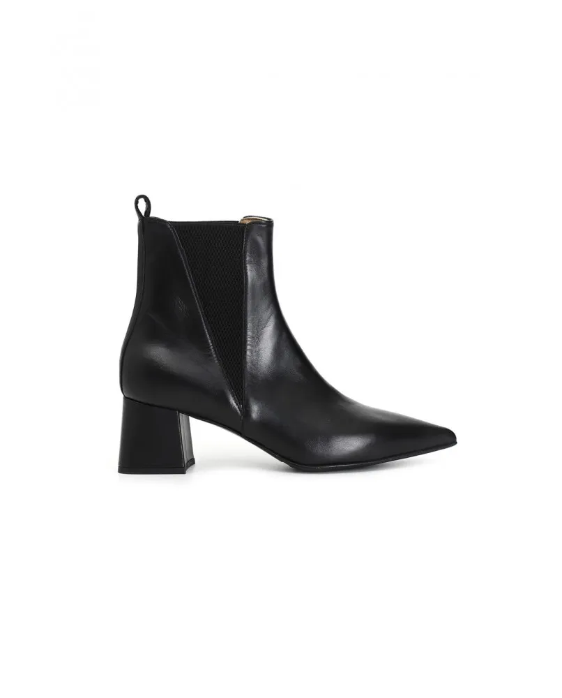 CAFENOIR ND4002 tronchetto stivaletto fashion pelle punta nero