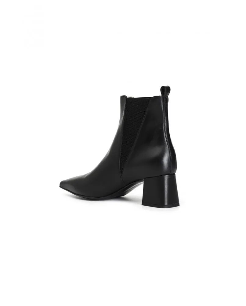 CAFENOIR ND4002 tronchetto stivaletto fashion pelle punta nero