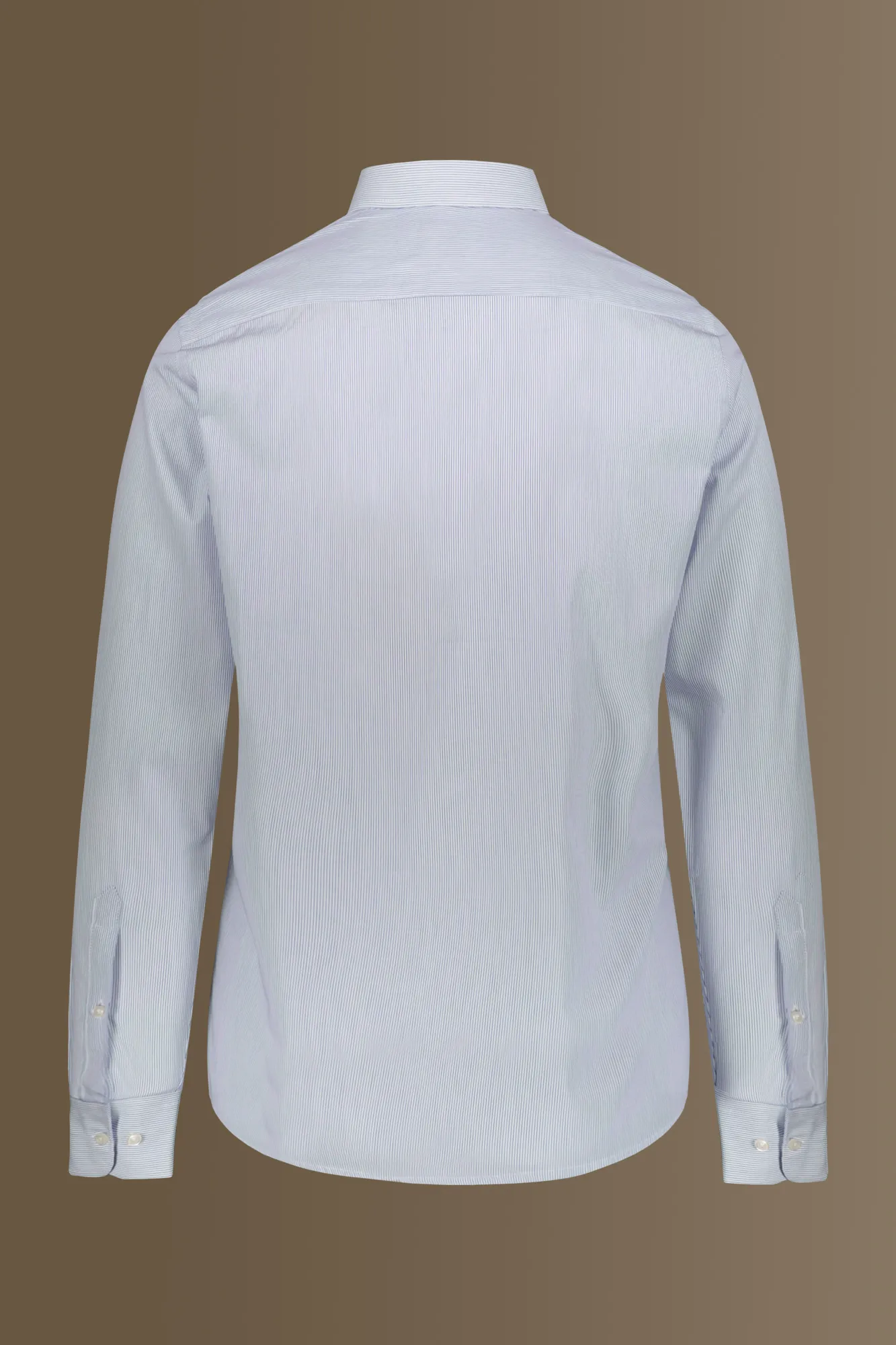 Camicia classica uomo collo francese tinto filo a righe