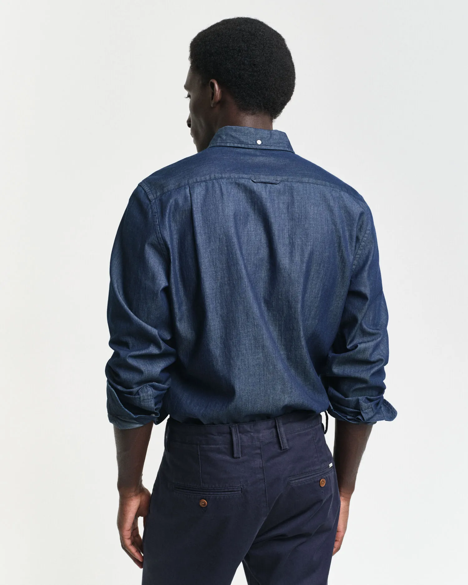 Camicia indaco slim fit    
