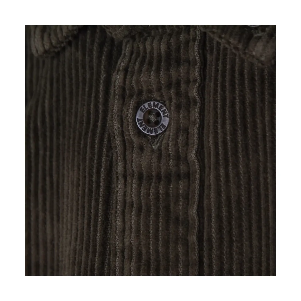 camicia manica lunga uomo bold corduroy TEAK