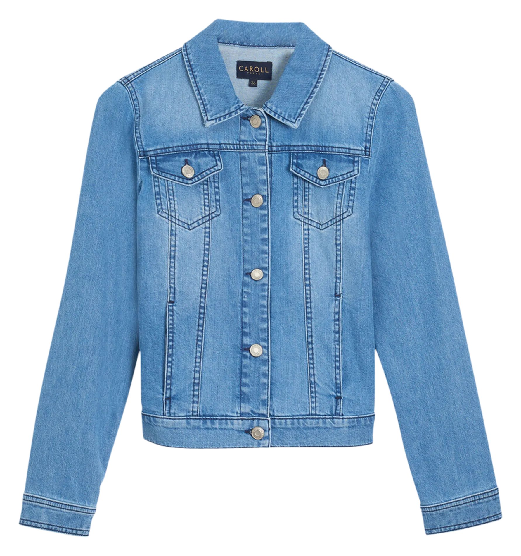  CAROLL   HOLIDAYB - Giacca in denim di misto cotone | Blu