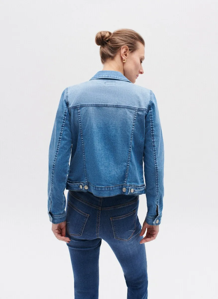  CAROLL   HOLIDAYB - Giacca in denim di misto cotone | Blu