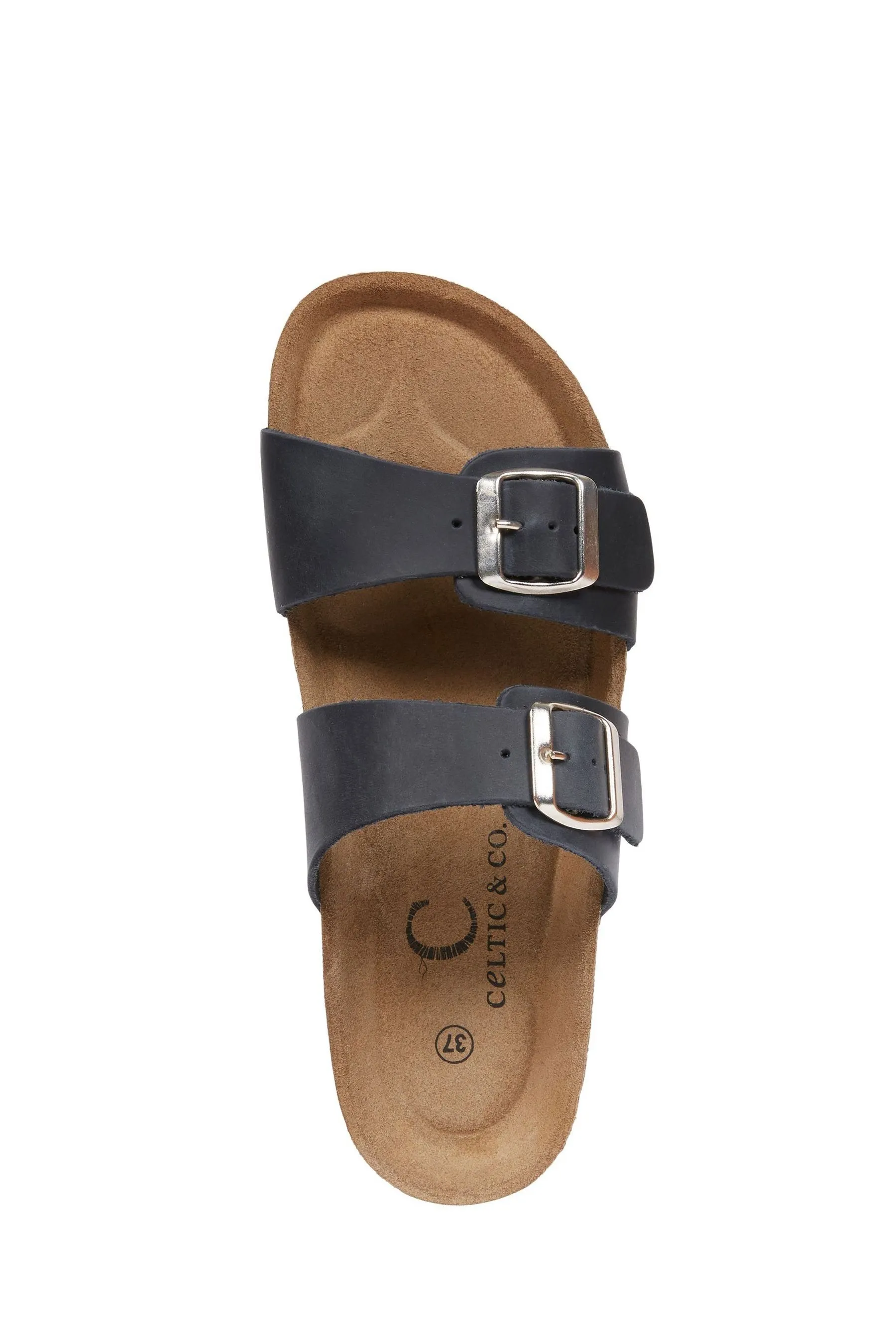 Celtic & Co. Blu - Sandali con due cinturini
