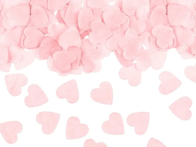 Coriandoli cuore rosa 15g