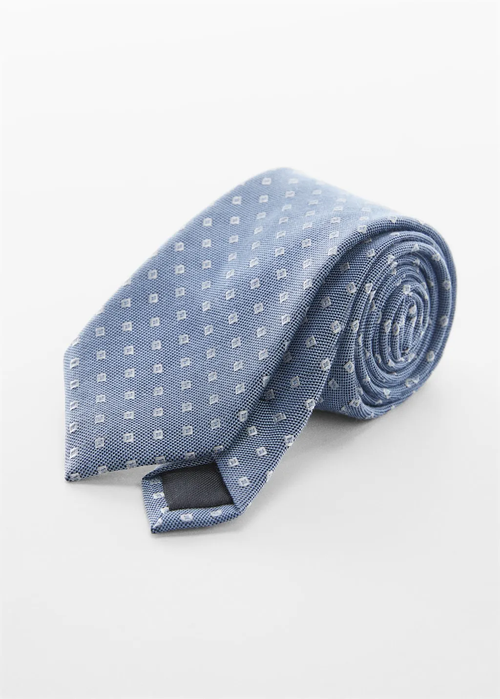 Cravatta cotone micro-quadri
