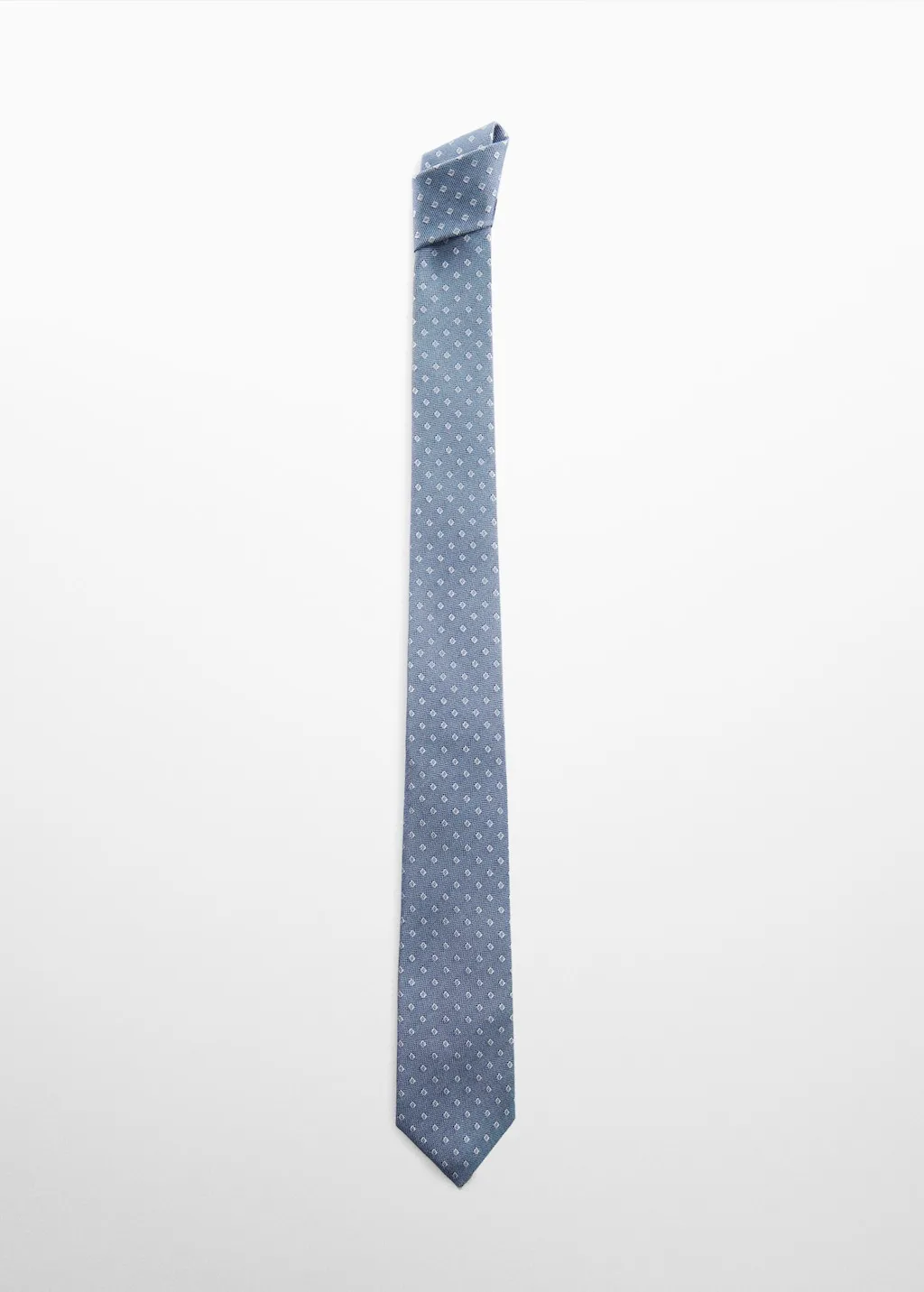 Cravatta cotone micro-quadri